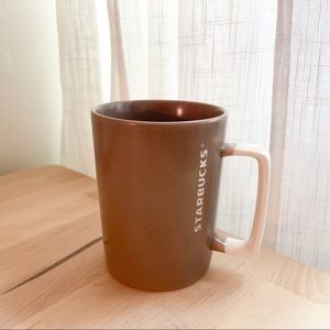 Starbucks 2016 Tan Dipped Speckled Mug